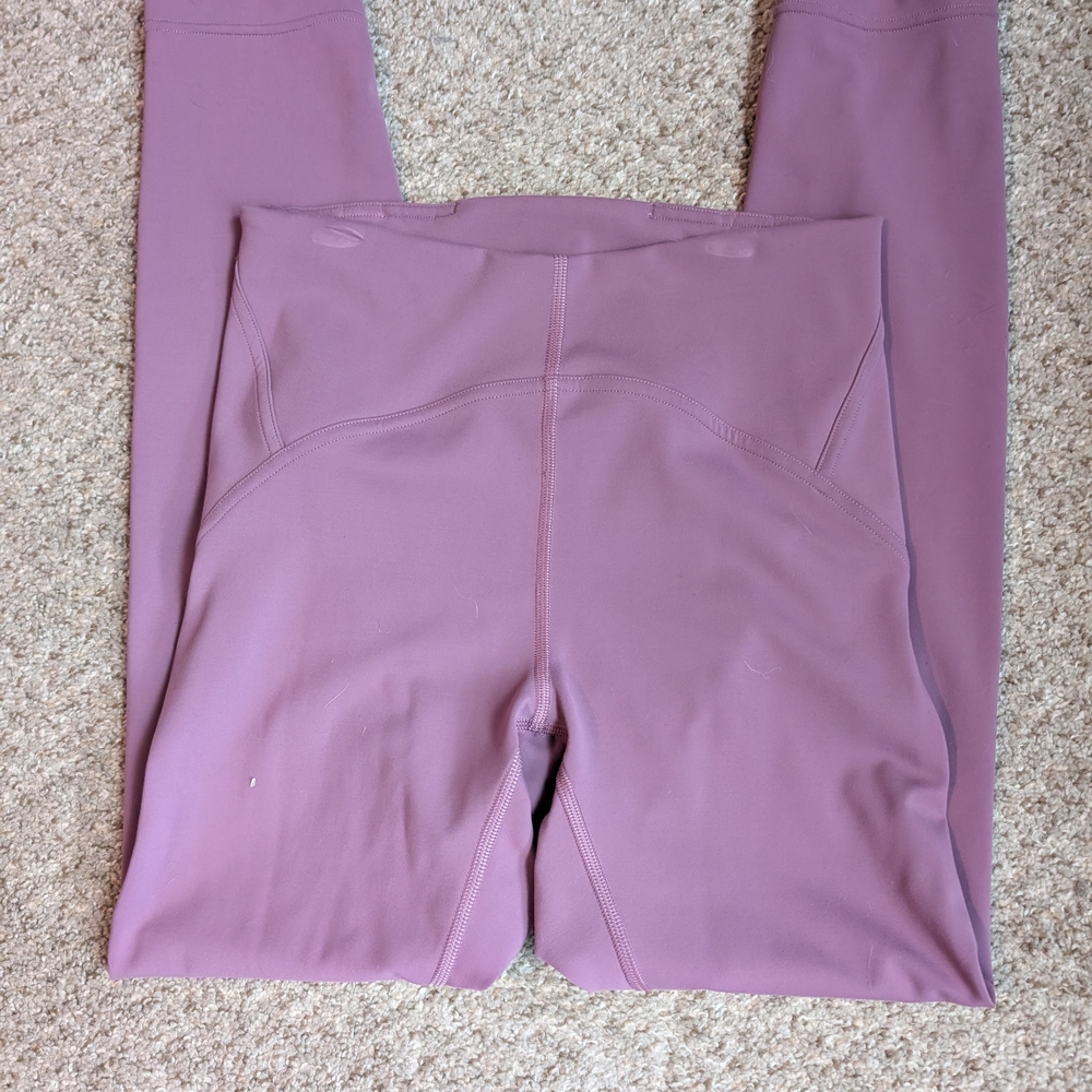 Purple High-Waisted Leggings